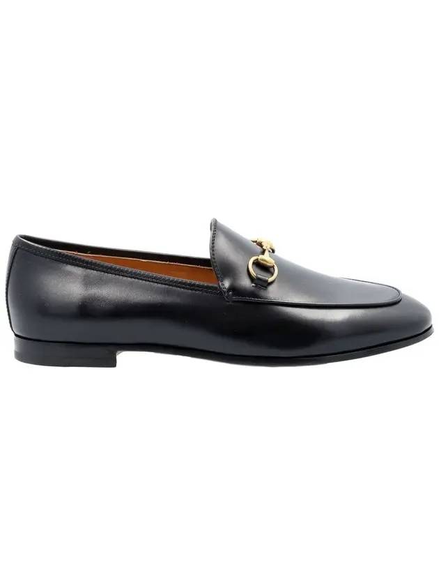 Luxury Gucci Trending 2025 Women's Jordaan Horsebit Leather Loafers Black