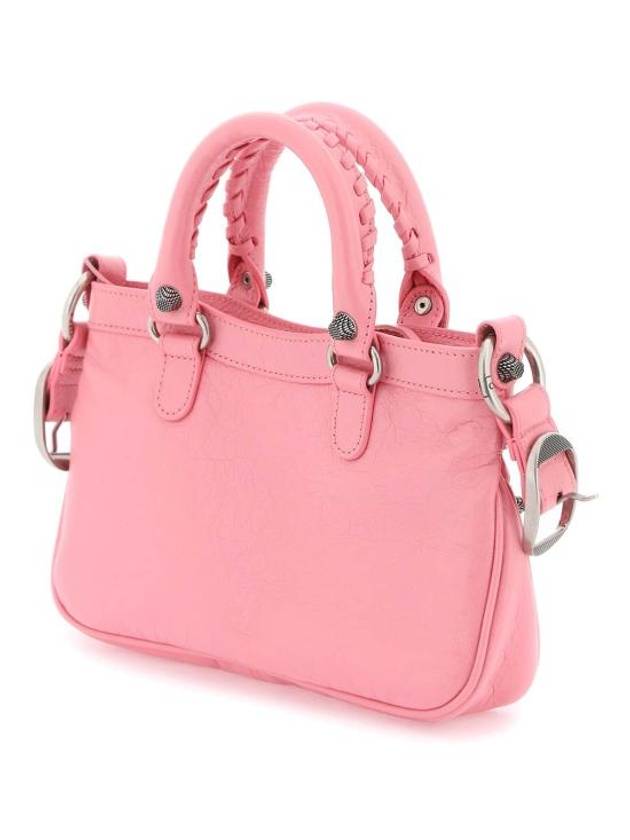Luxury Balenciaga Neo Cagole Small Tote Bag Pink