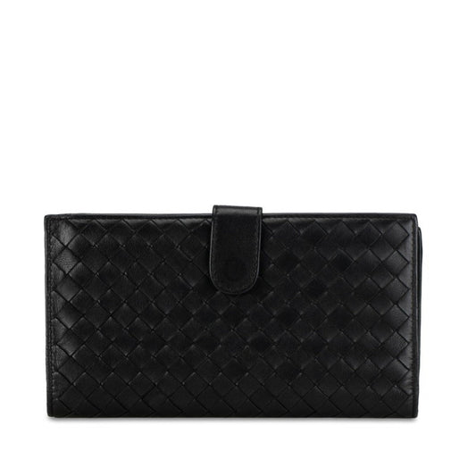 Luxury Bottega Veneta  Leather Long Wallet (Bi-Fold) ()