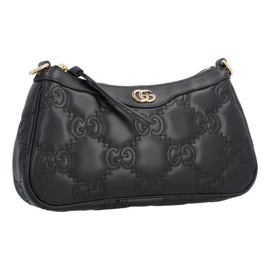 Luxury Gucci Trending 2025 Gg Matelassé Handbag Black