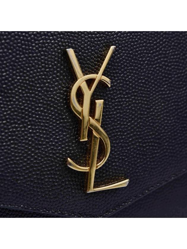 Luxury Saint Laurent Women s Uptown Half Wallet 582296