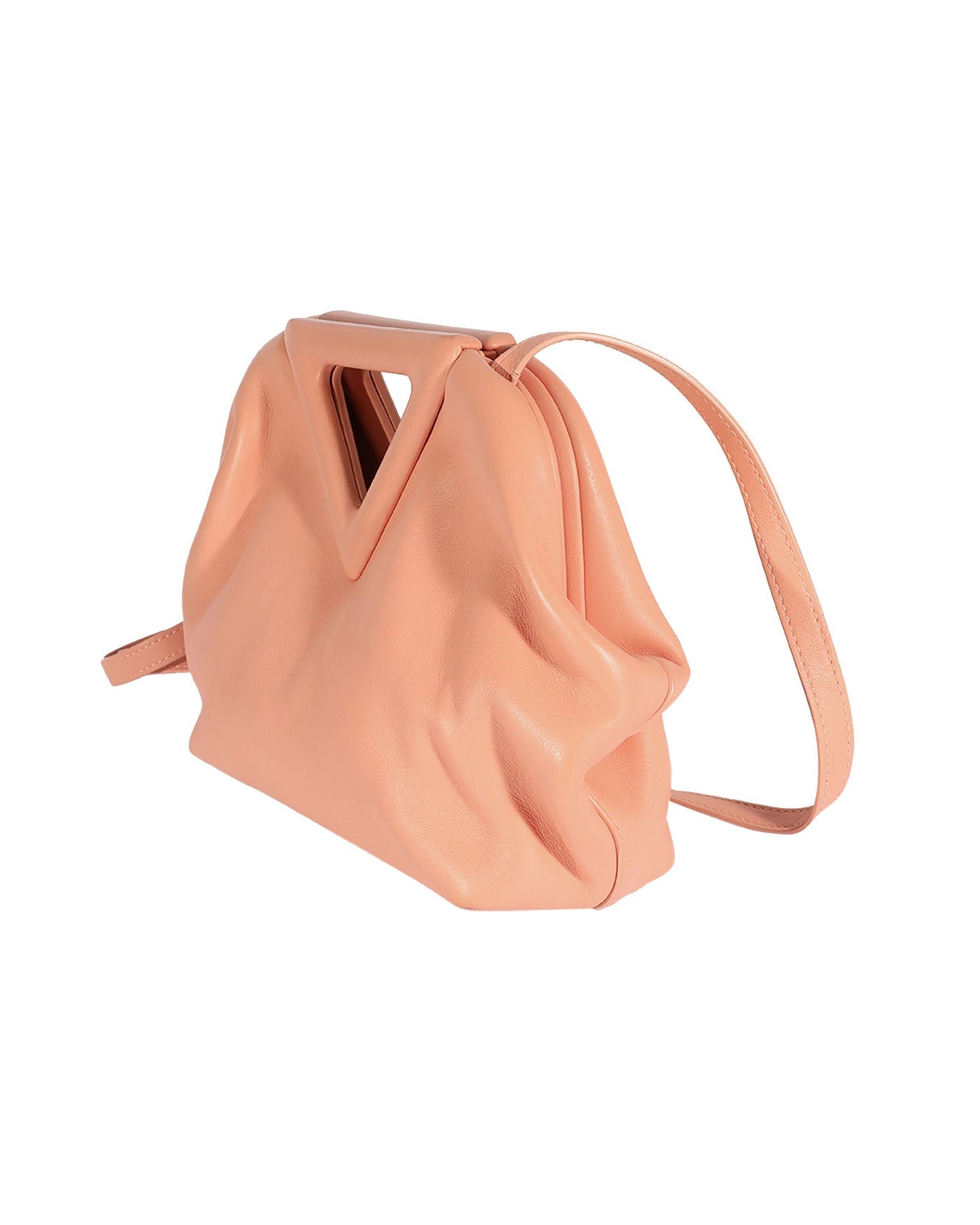 Luxury Bottega Veneta Peachy Calfskin Small The Point Bag
