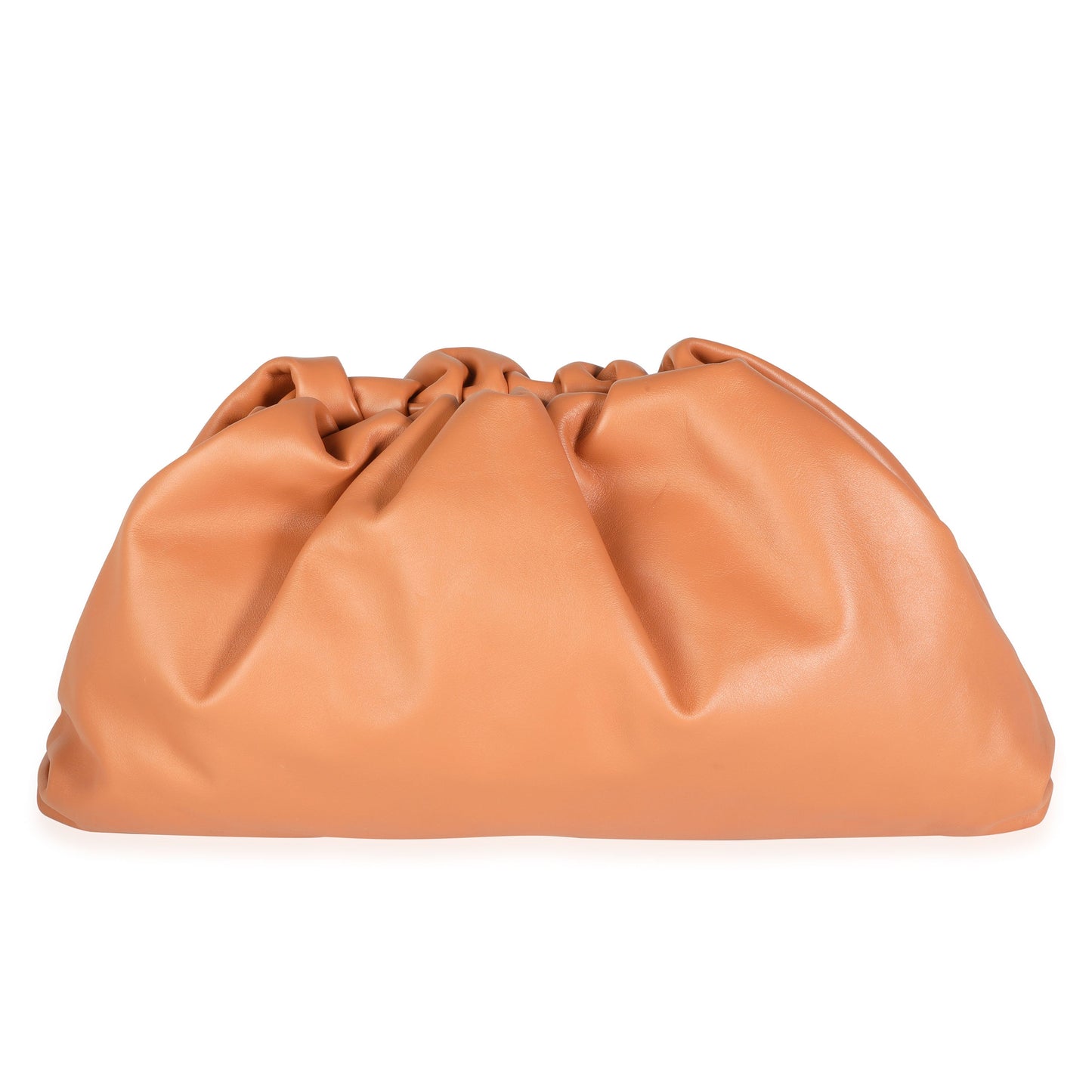 Luxury Bottega Veneta Tan Calfskin Leather Pouch