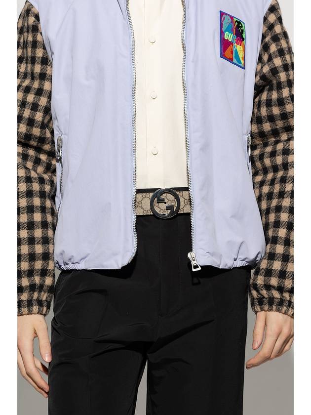 Luxury Gucci Trending 2025 GG Supreme Two-tone Belt Beige
