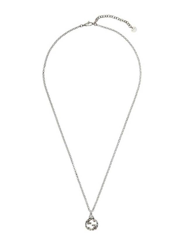 Luxury Gucci Trending 2025 Interlocking G Pendant Necklace Silver