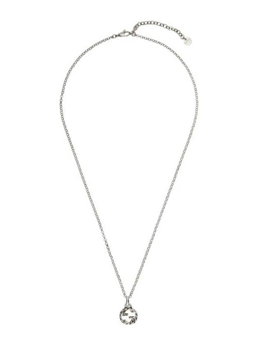 Luxury Gucci Trending 2025 Interlocking G Pendant Necklace Silver