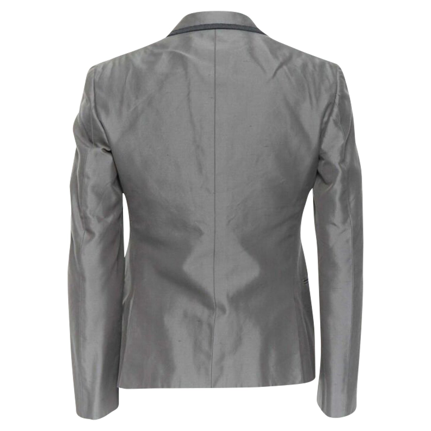 Luxury Bottega Veneta classic tailor cotton blazer jacket pipe trim