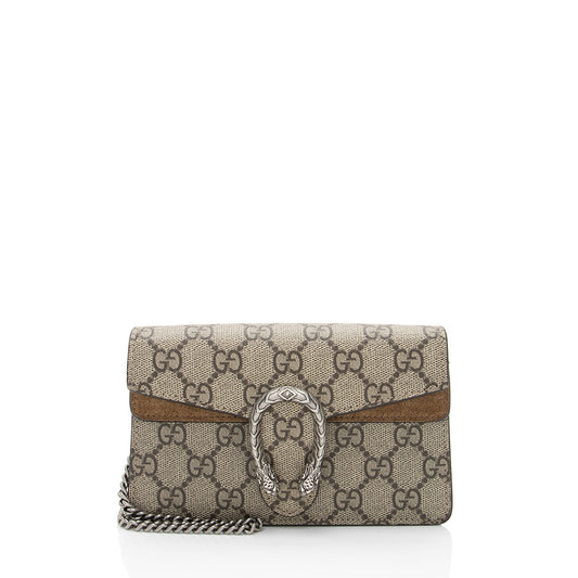 Luxury Gucci Trending 2025 GG Supreme Dionysus Super Mini Bag