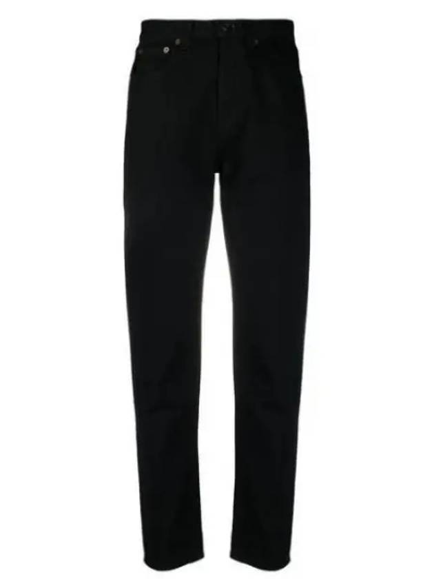 Luxury Saint Laurent Women's Cotton High Waist Pants Black