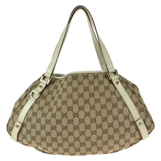 Luxury Gucci Trending 2025 GG Canvas/Leather Abbey Shoulder Bag