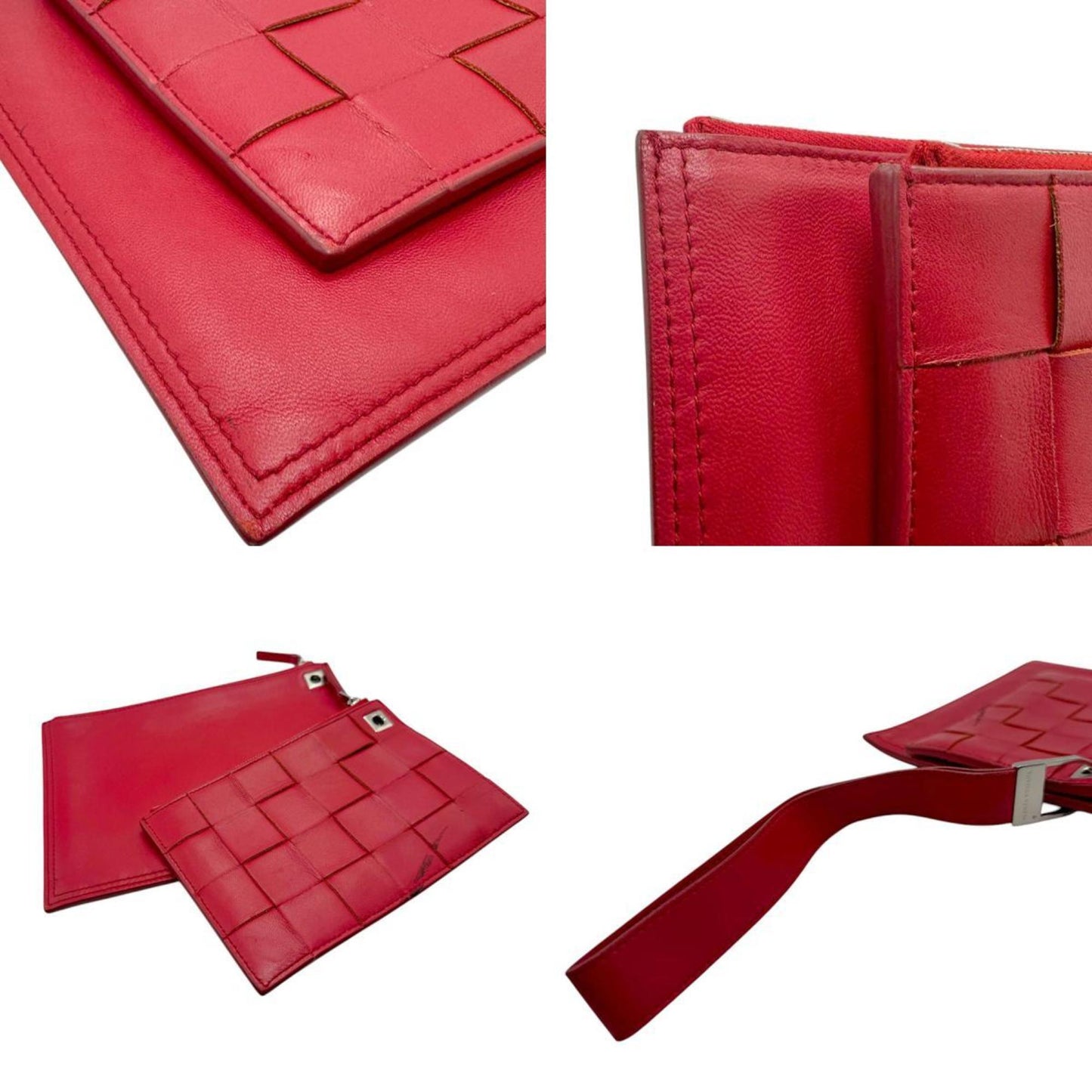 Luxury Bottega Veneta  Leather Clutch Bag ()