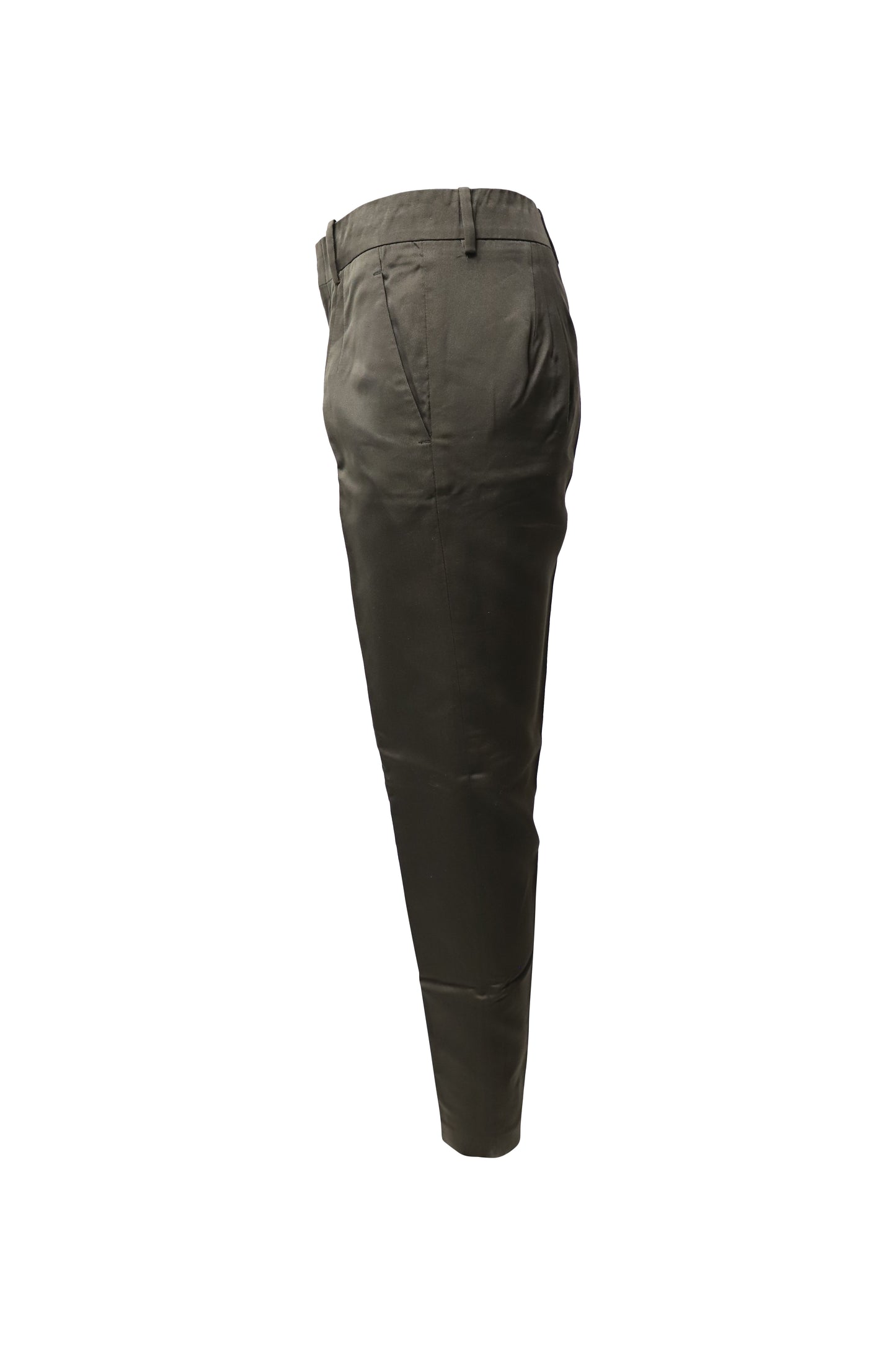Luxury Gucci Trending 2025 Tapered Trousers in Green Cotton