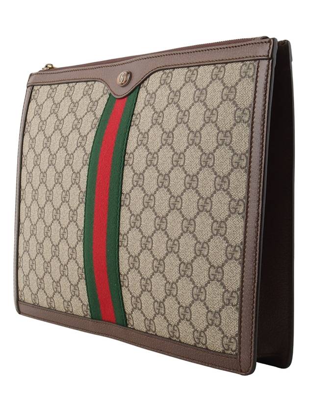 Luxury Gucci Trending 2025 523359 GG Supreme Ophidia Portfolio Clutch Bag 34092Y