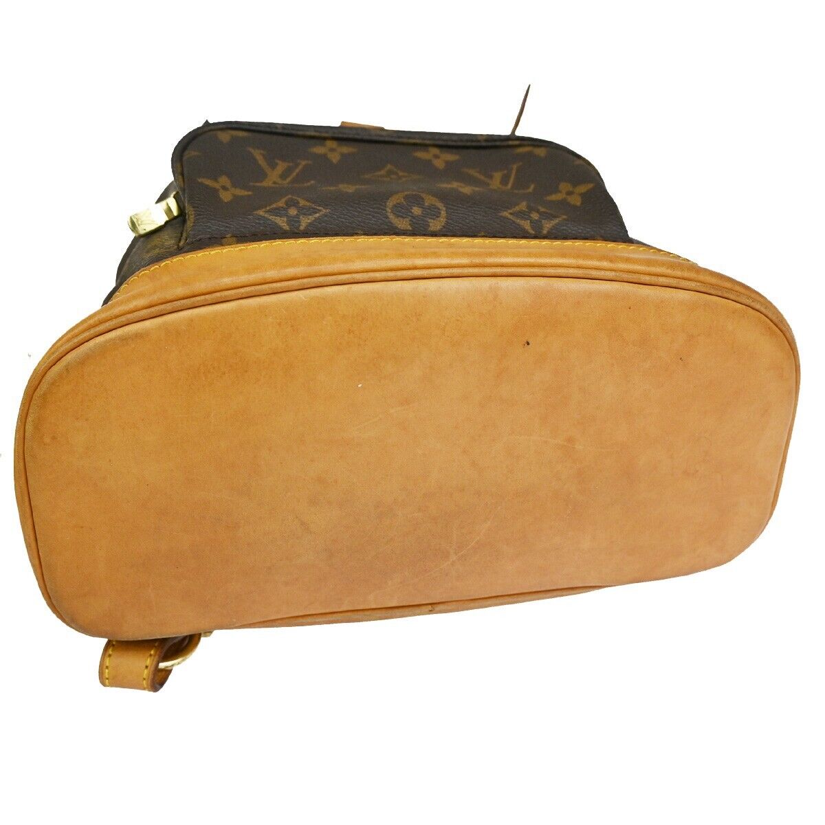 Louis Vuitton Montsouris Mm  Canvas Backpack Bag ()