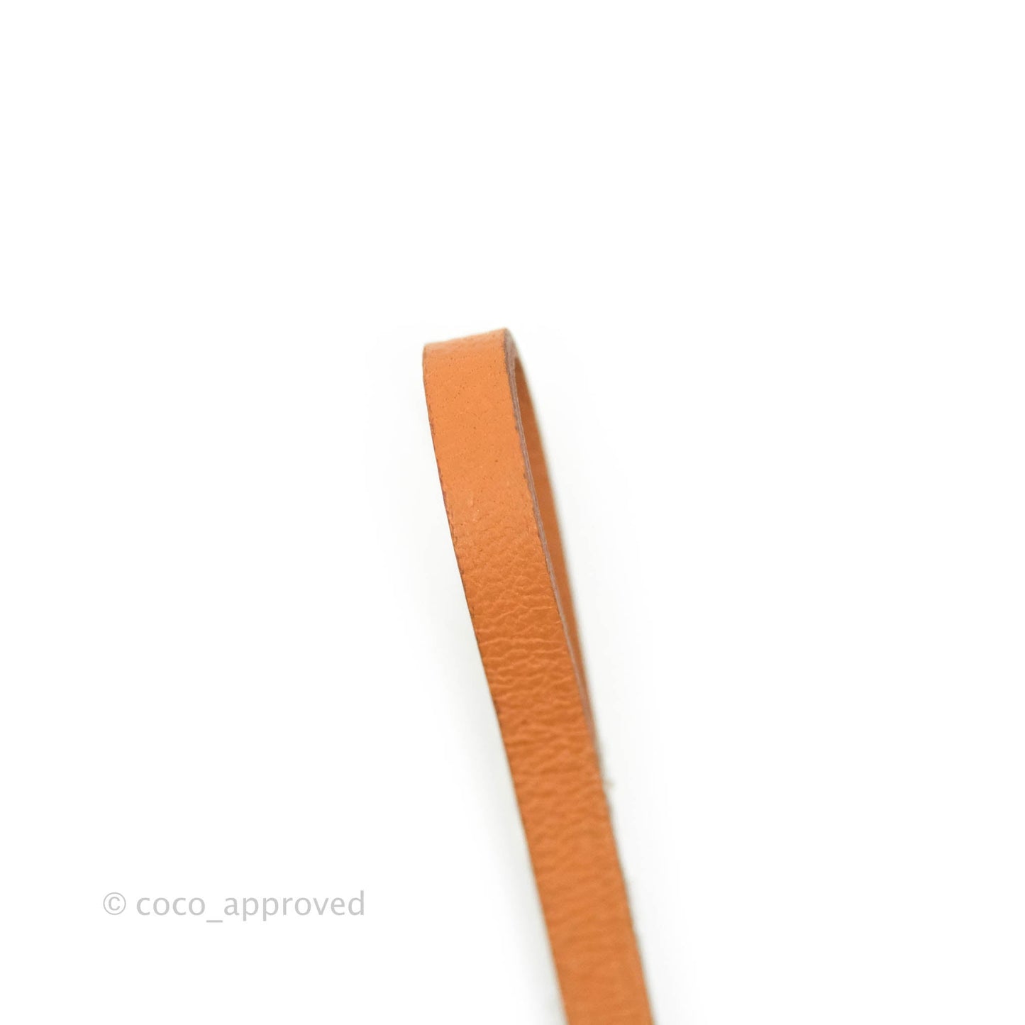 Hermès Orange Shopping Bag Charm