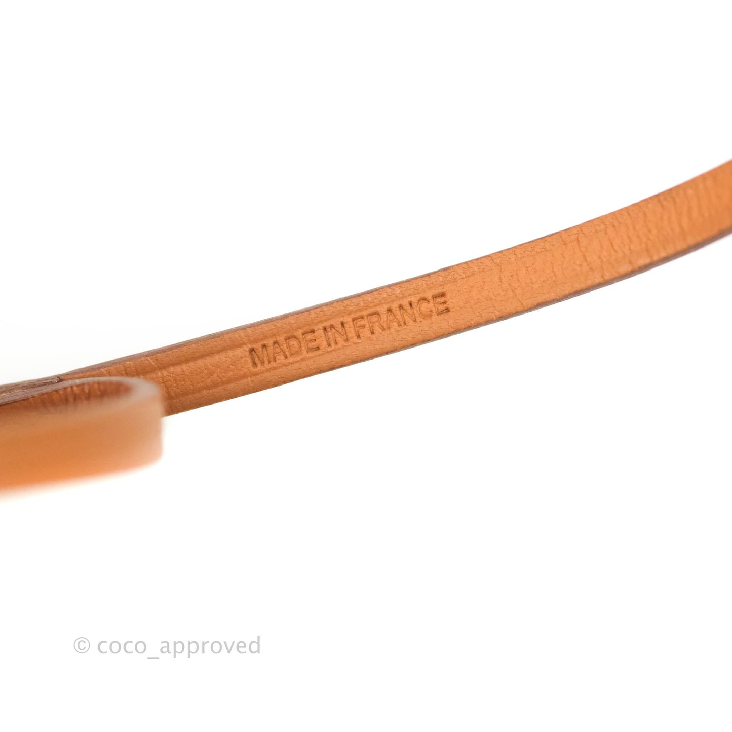 Hermès Orange Shopping Bag Charm