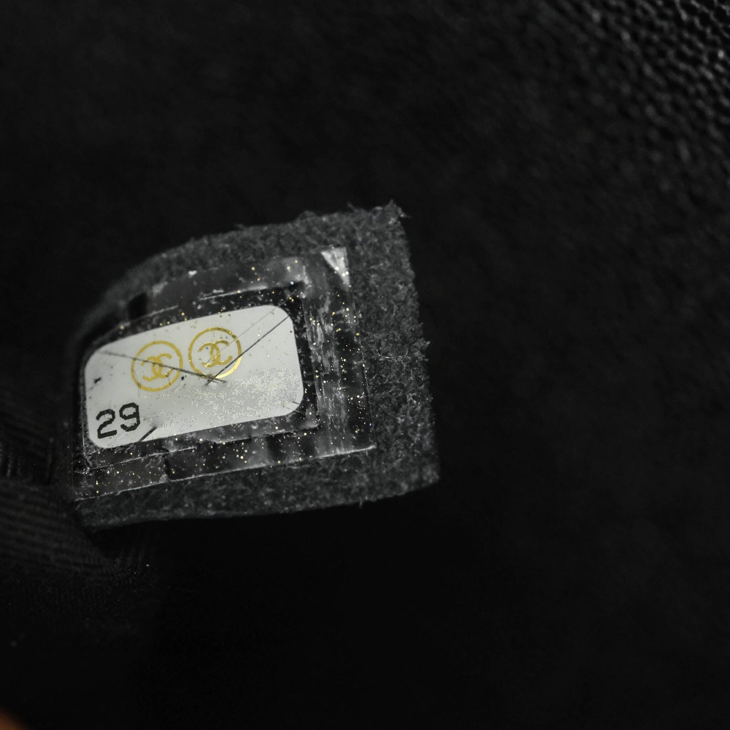 Chanel Boy Chevron Medium Black Caviar Gold Hardware