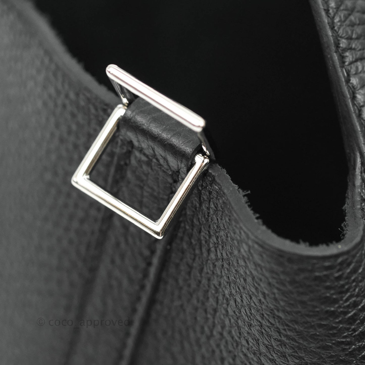 Hermès Taurillon Clemence Picotin Lock 18 PM Black Palladium Hardware