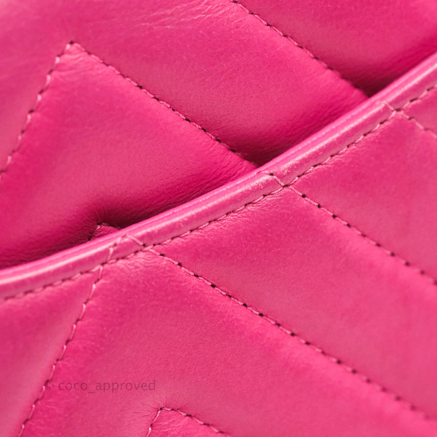 Chanel Chevron Mini Rectangular Flap Pink Lambskin Gold Hardware