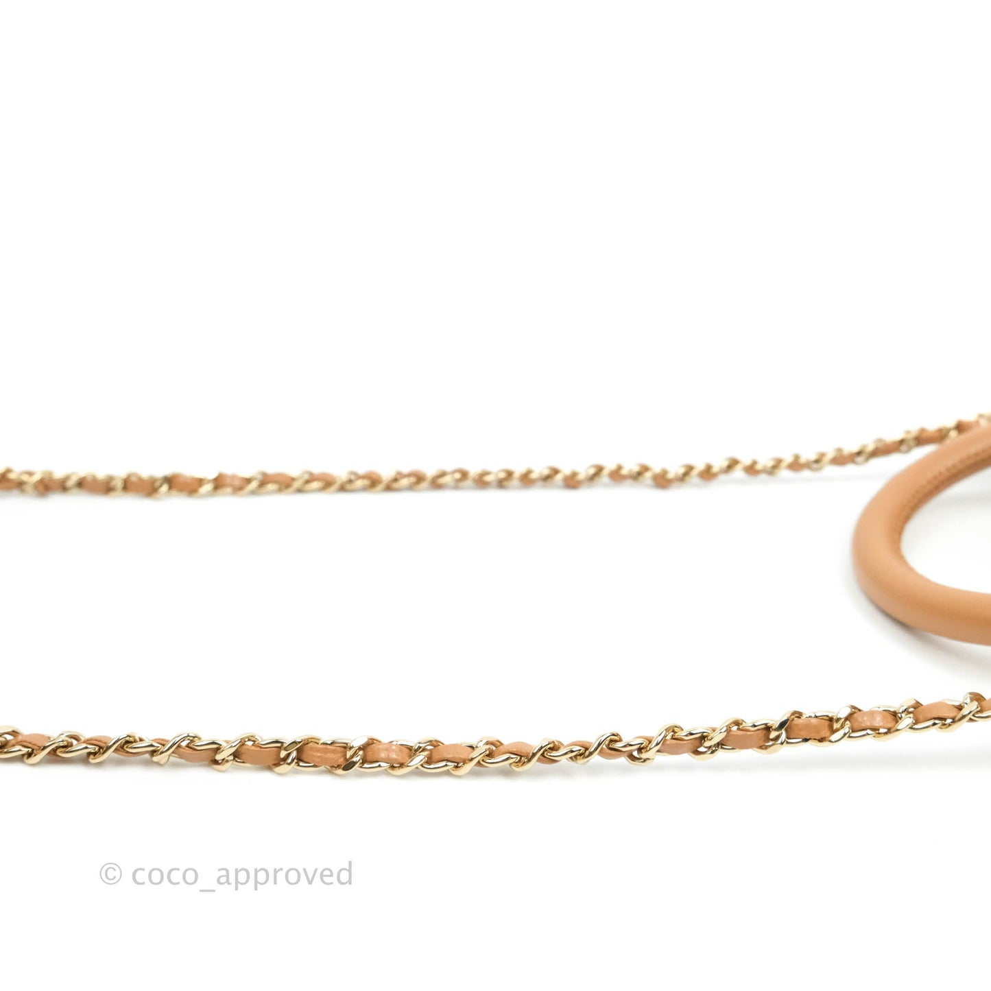 Chanel Mini (Small) Coco Handle Quilted Caramel Dark Beige Caviar Gold Hardware 21P