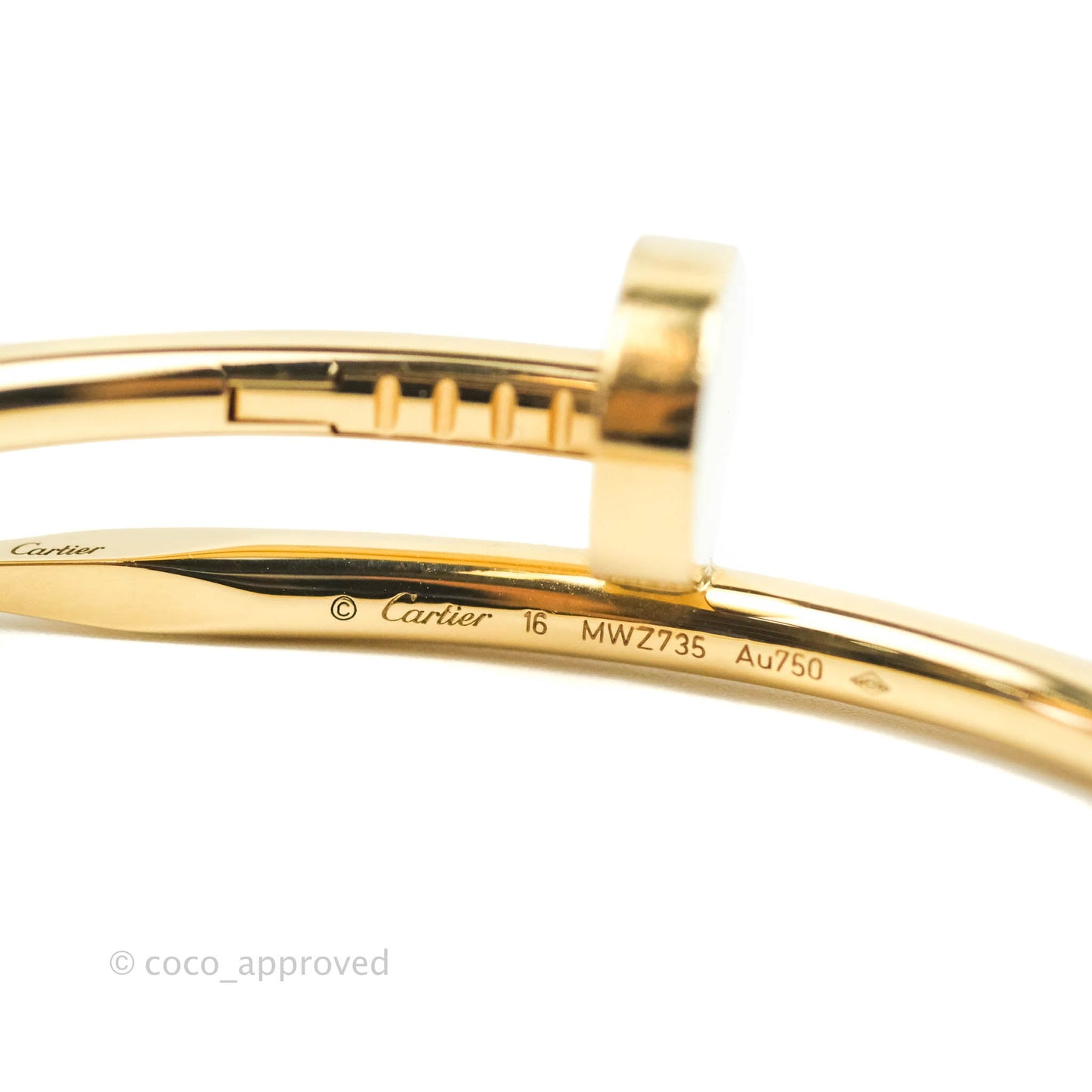 Cartier Juste Un Clou Bracelet Yellow Gold