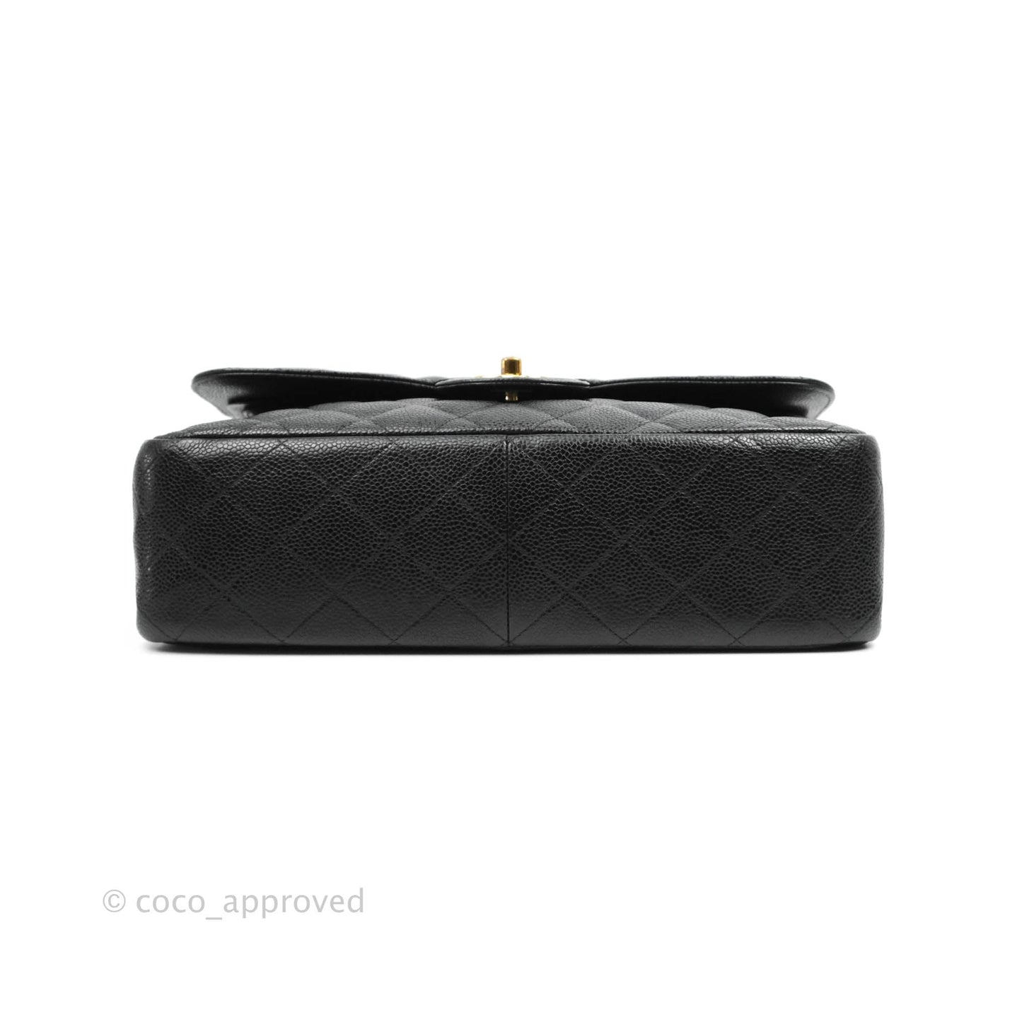 Chanel Jumbo Double Flap Black Caviar Gold Hardware⁣⁣