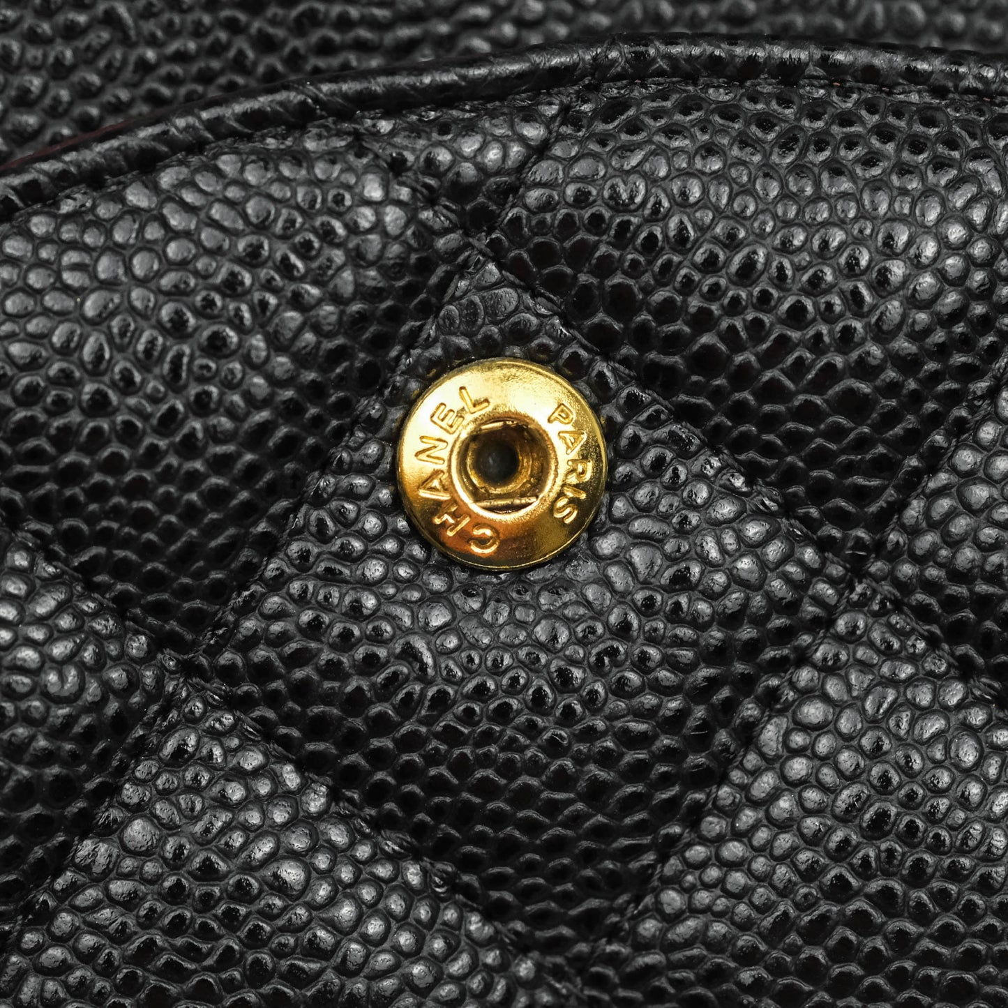 Chanel Jumbo Double Flap Black Caviar Gold Hardware⁣⁣