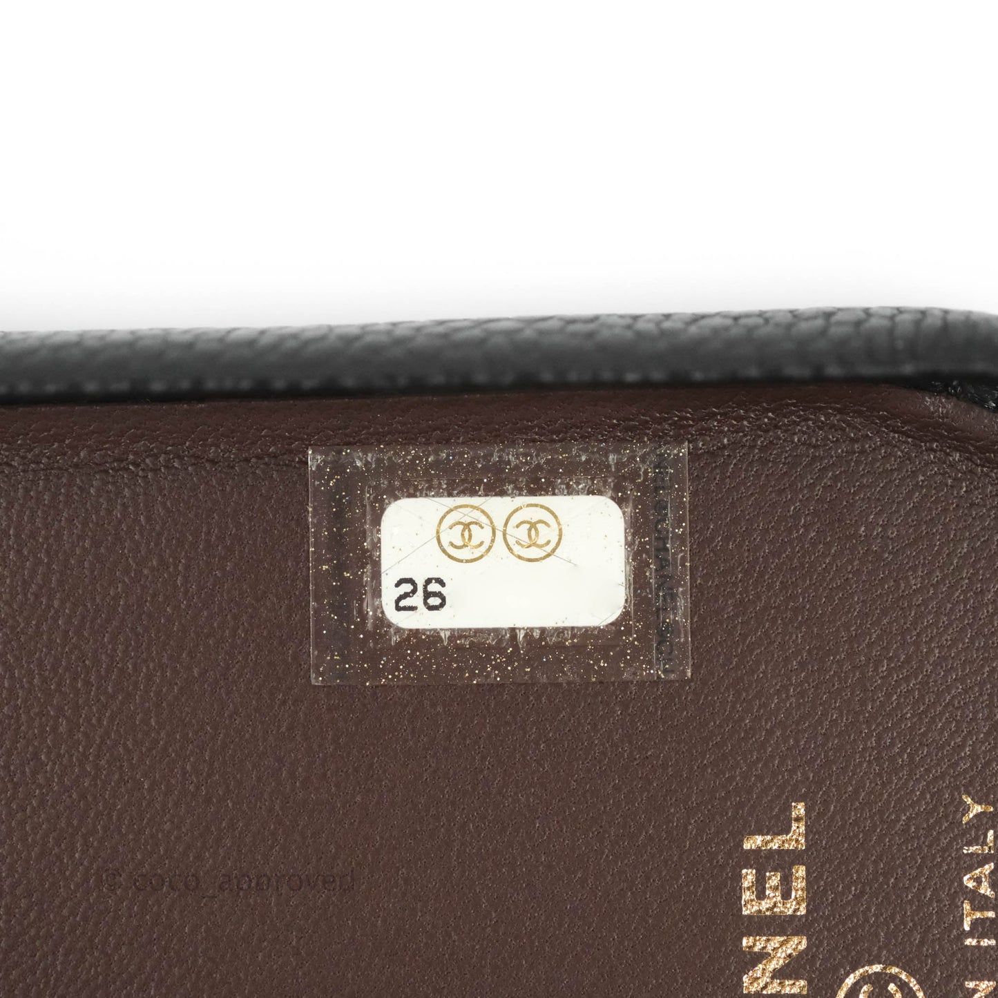 Chanel Quilted iPhone X Phone Case Black Caviar Gold Hardware