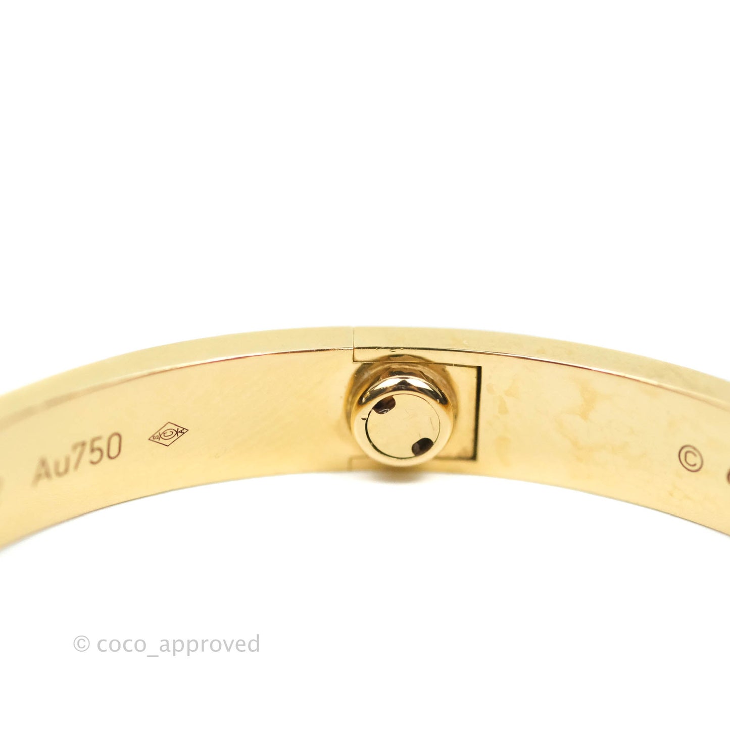 Cartier Love Bracelet 4 Diamond Yellow Gold