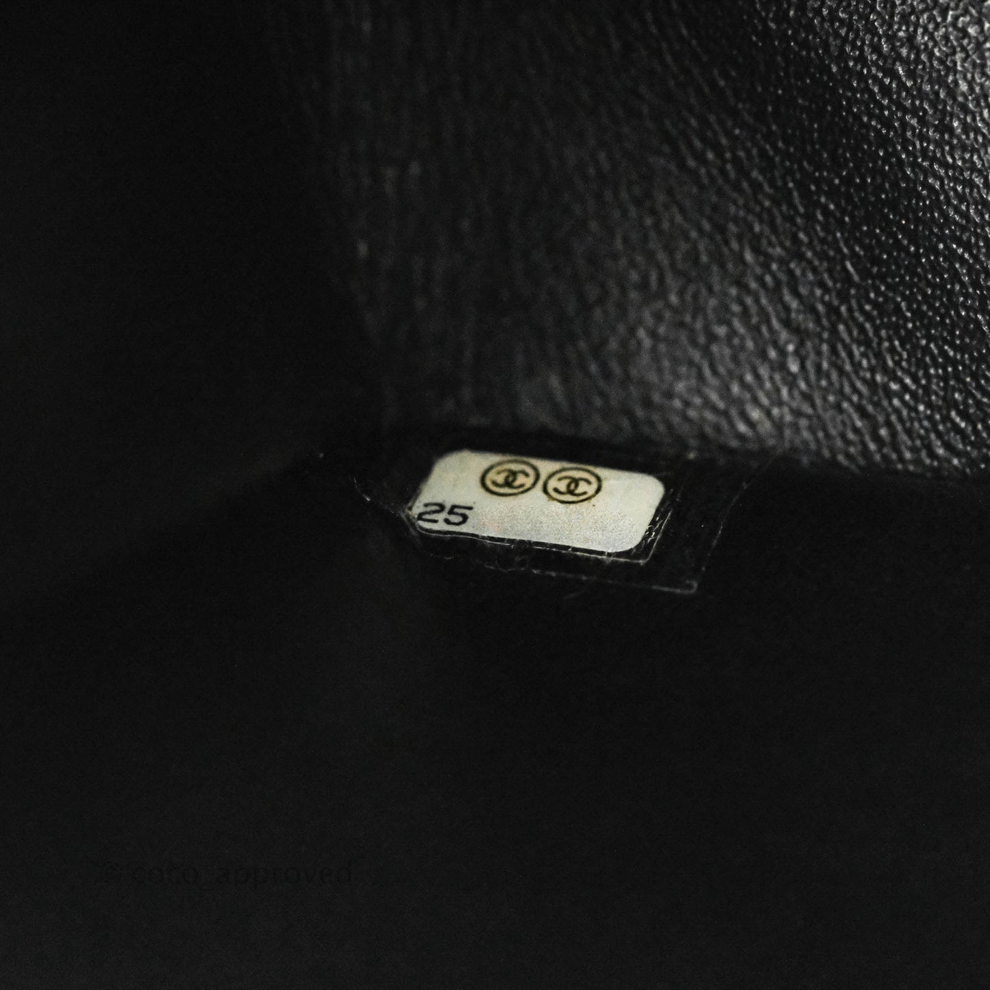 Chanel Quilted Mini Rectangular Iridescent Black Caviar Gun Metal 18C