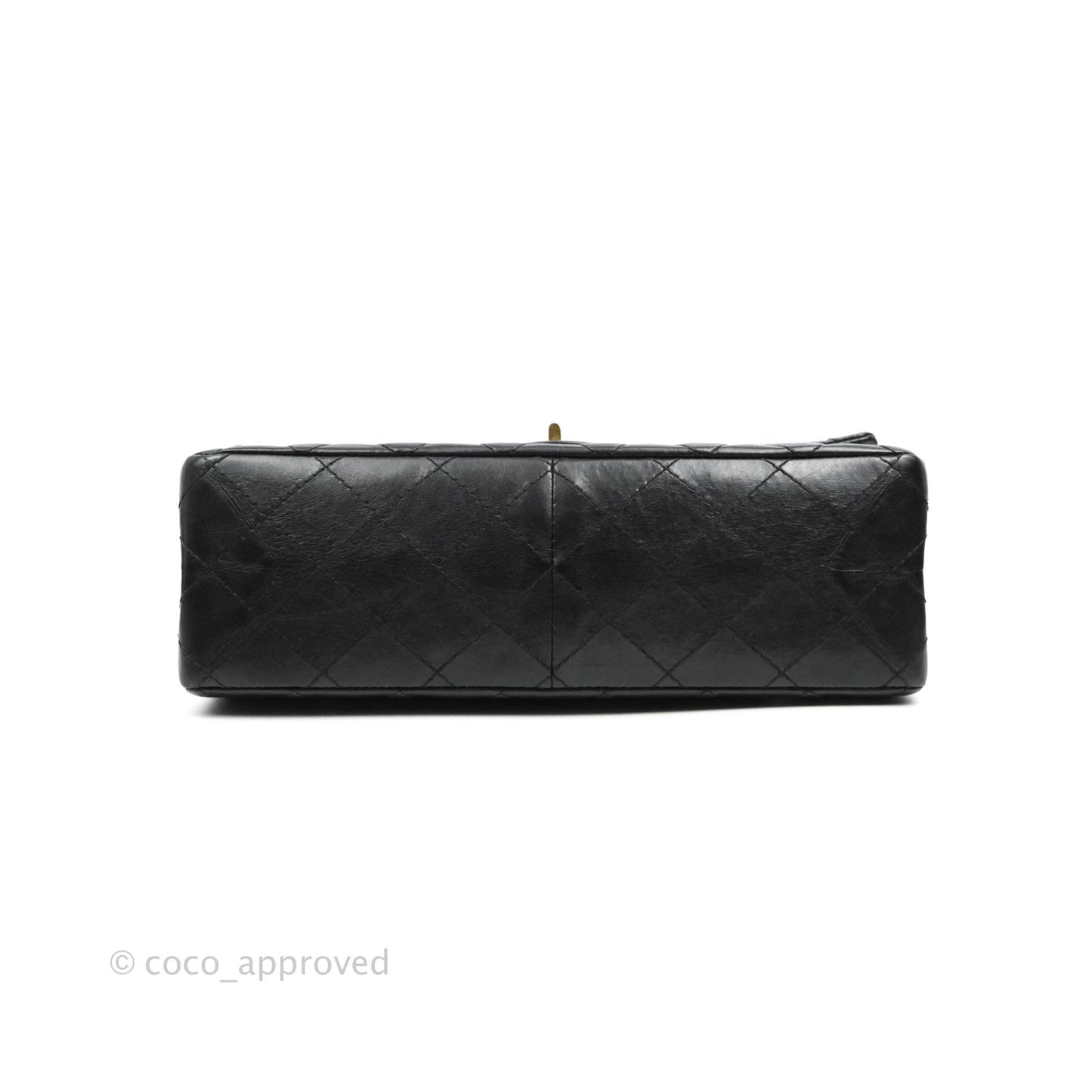 Chanel Reissue 226 Quilted Aged Calfskin Black Aged Gold Hardware