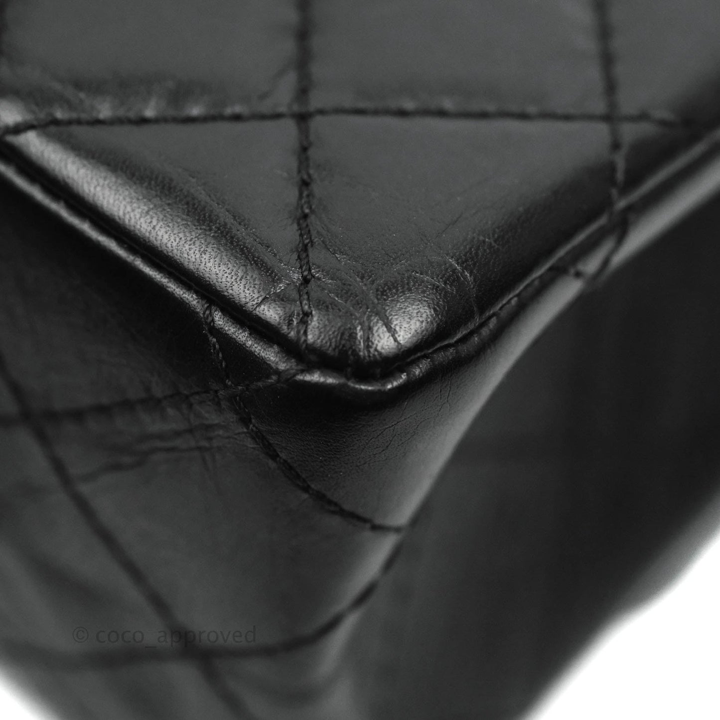 Chanel Reissue 226 Quilted Aged Calfskin Black Aged Gold Hardware