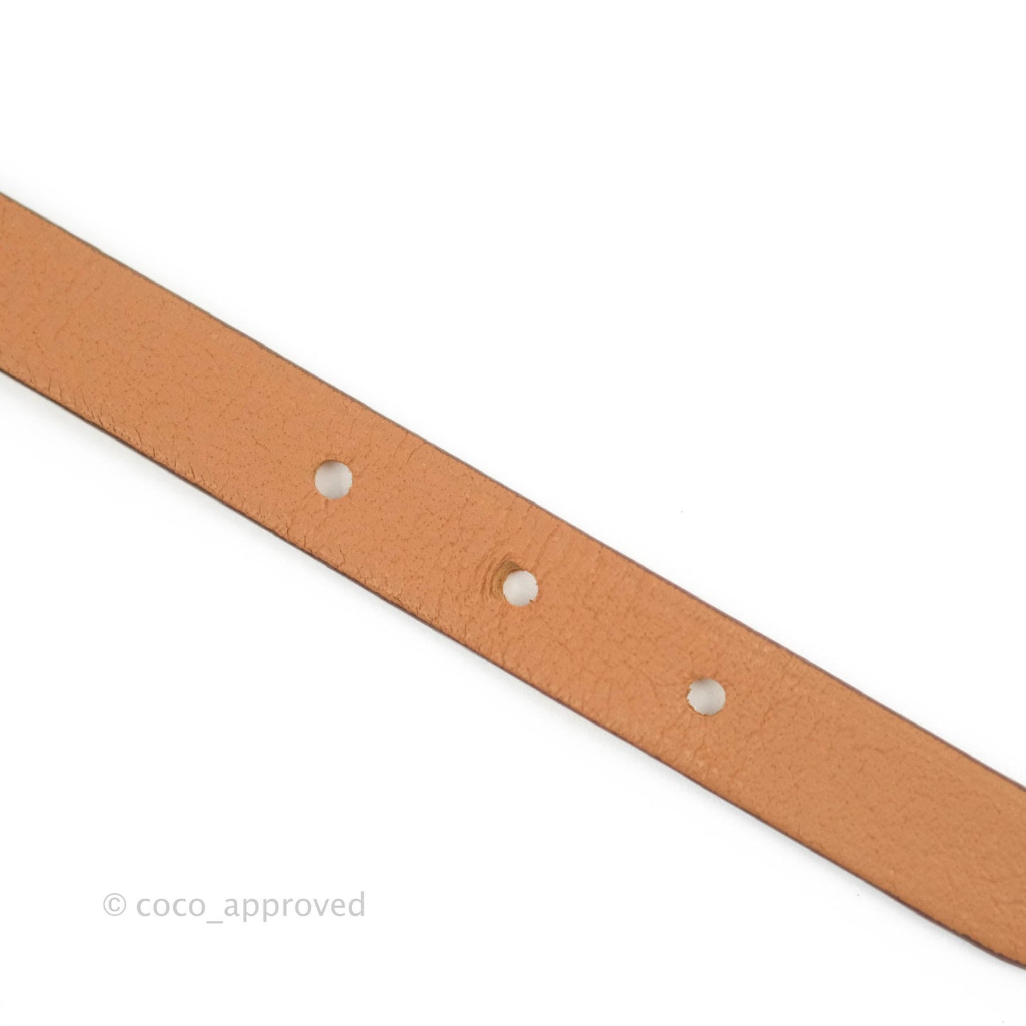 Hermès Behapi Double Tour Bracelet in Gold/Orange Swift Gold Hardware