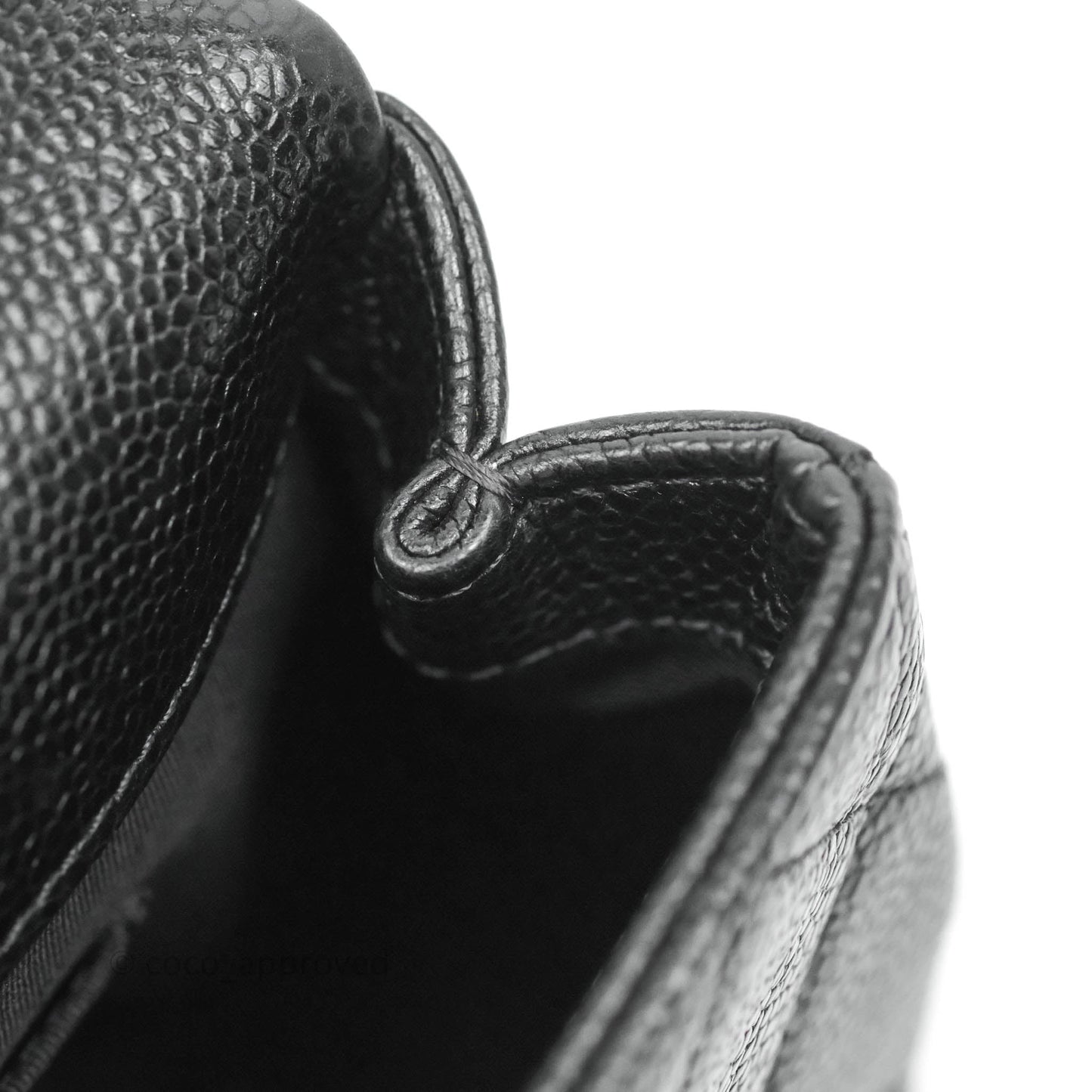 Chanel Quilted Mini Square Flap Bag So Black Caviar Incognito