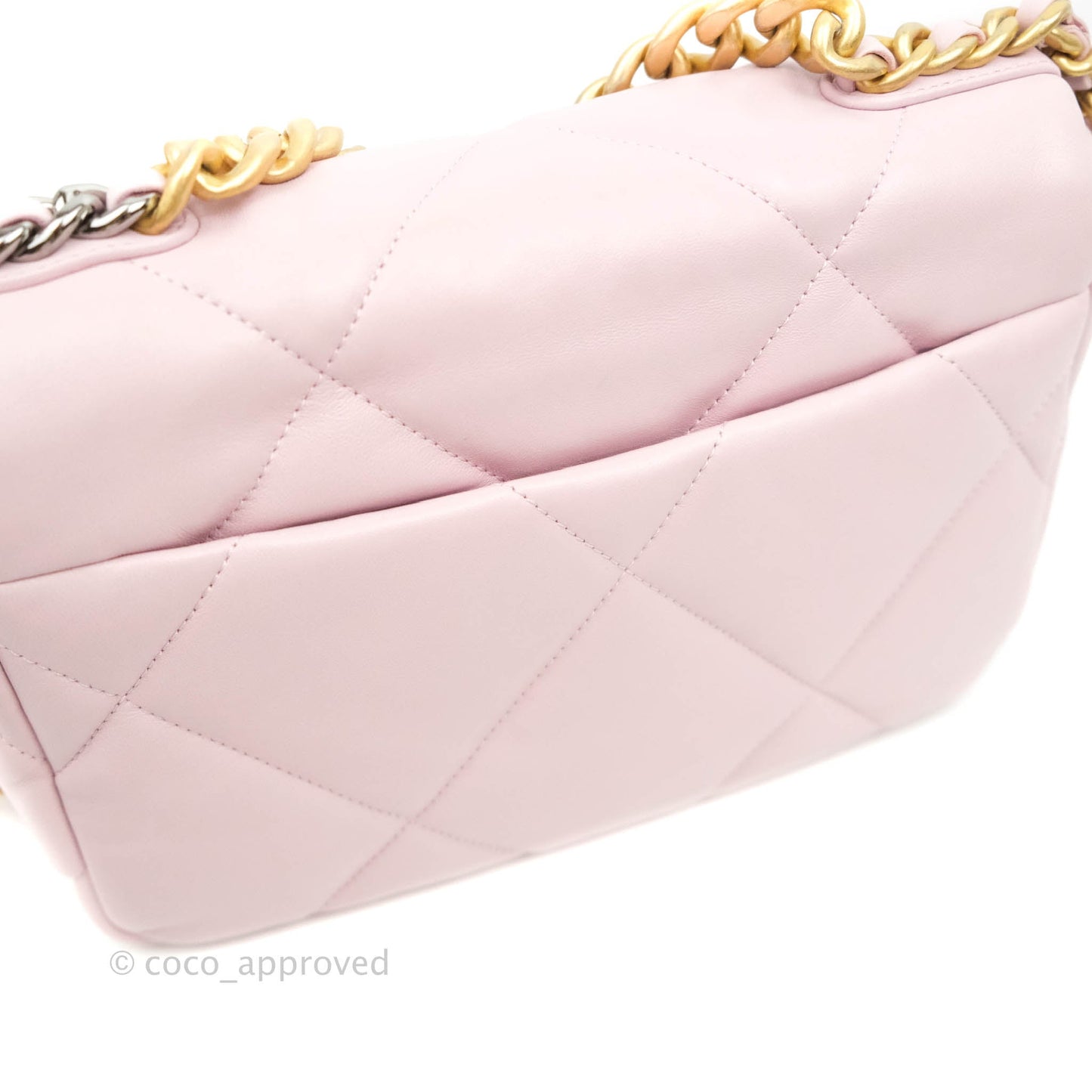 Chanel 19 Small Pink Lambskin Mixed Hardware