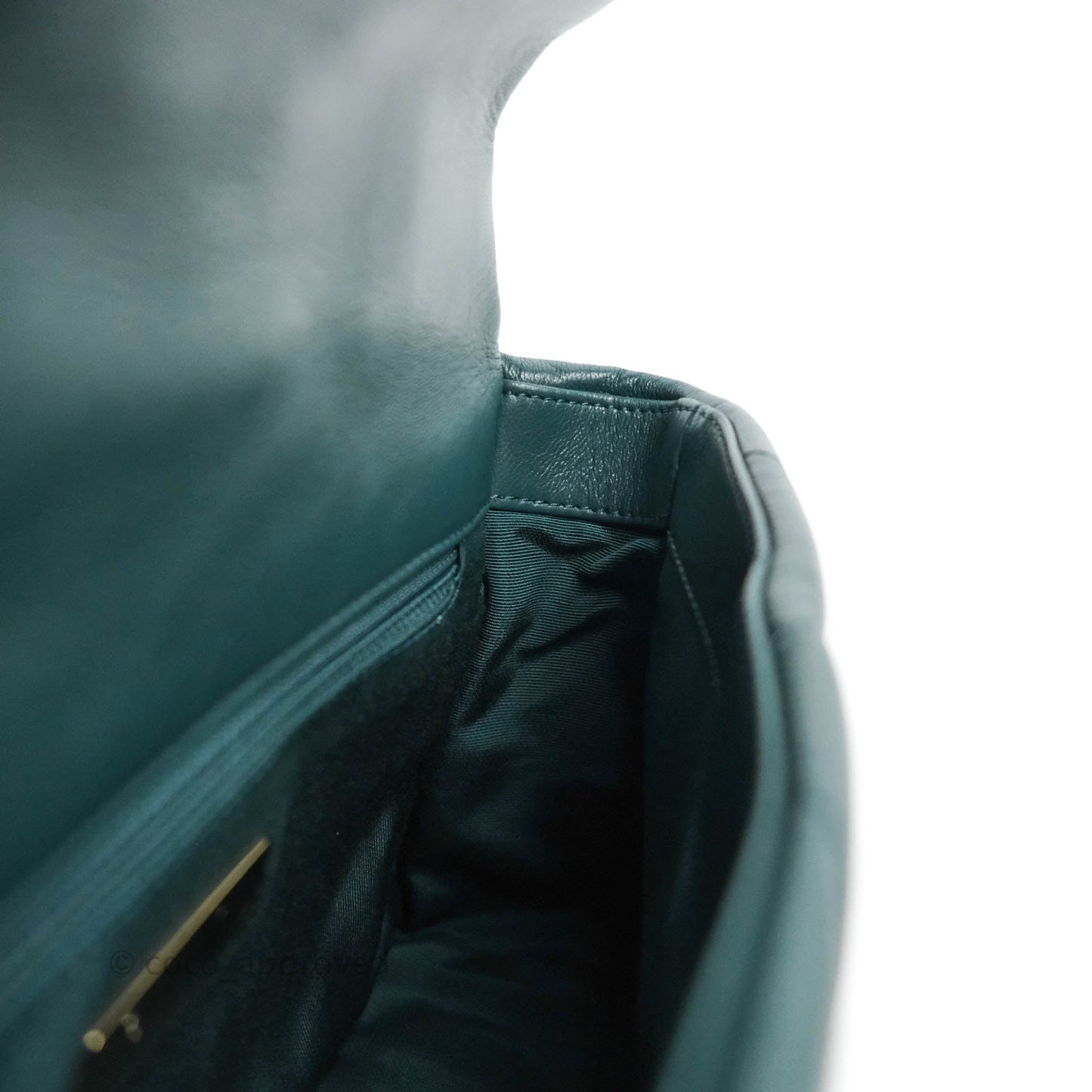 Chanel 19 Small Green Mixed Hardware