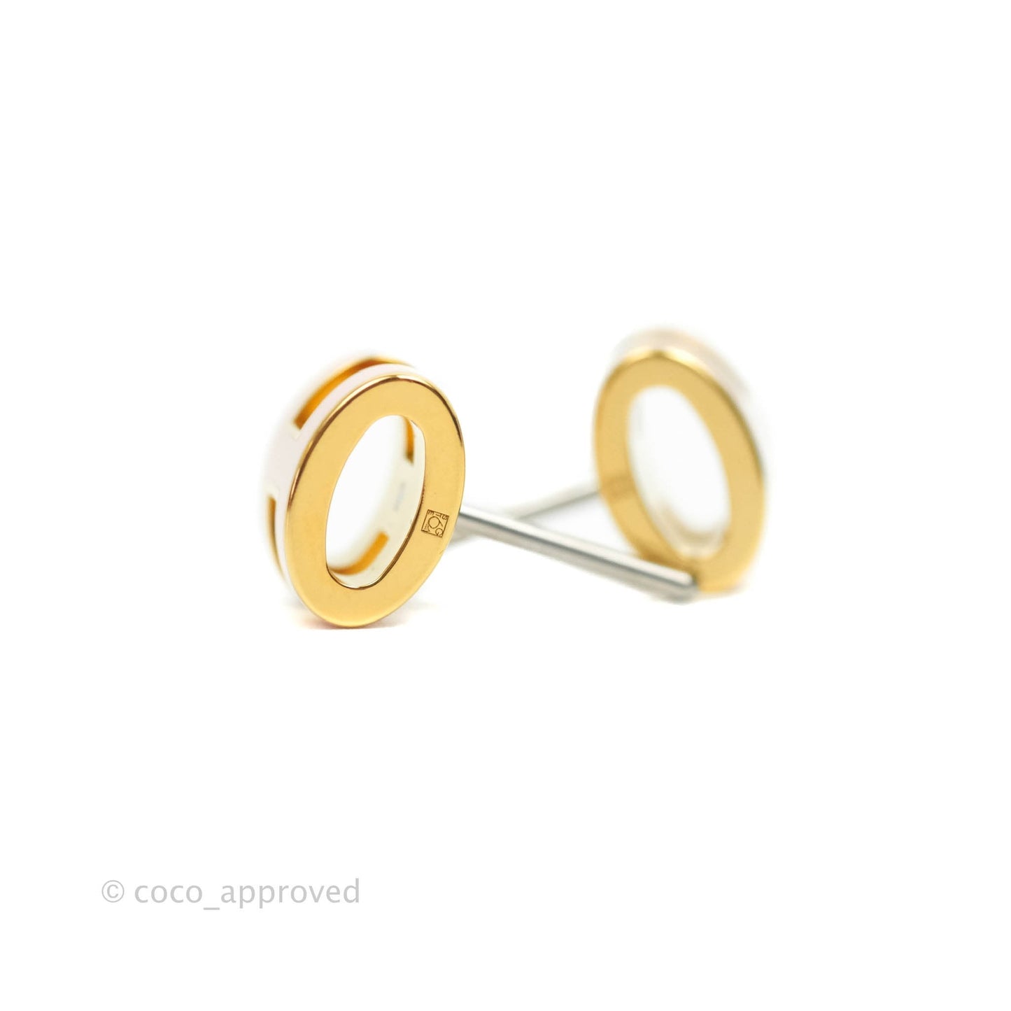 Hermès Mini Pop H Rose Dragee Gold