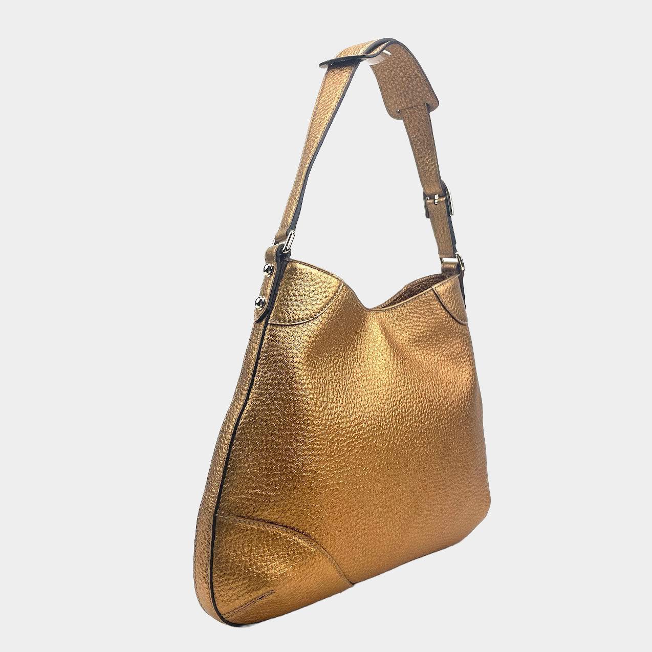 Luxury Gucci Hasler Hobo Leather Bag - OUTLET ITEM FINAL SALE