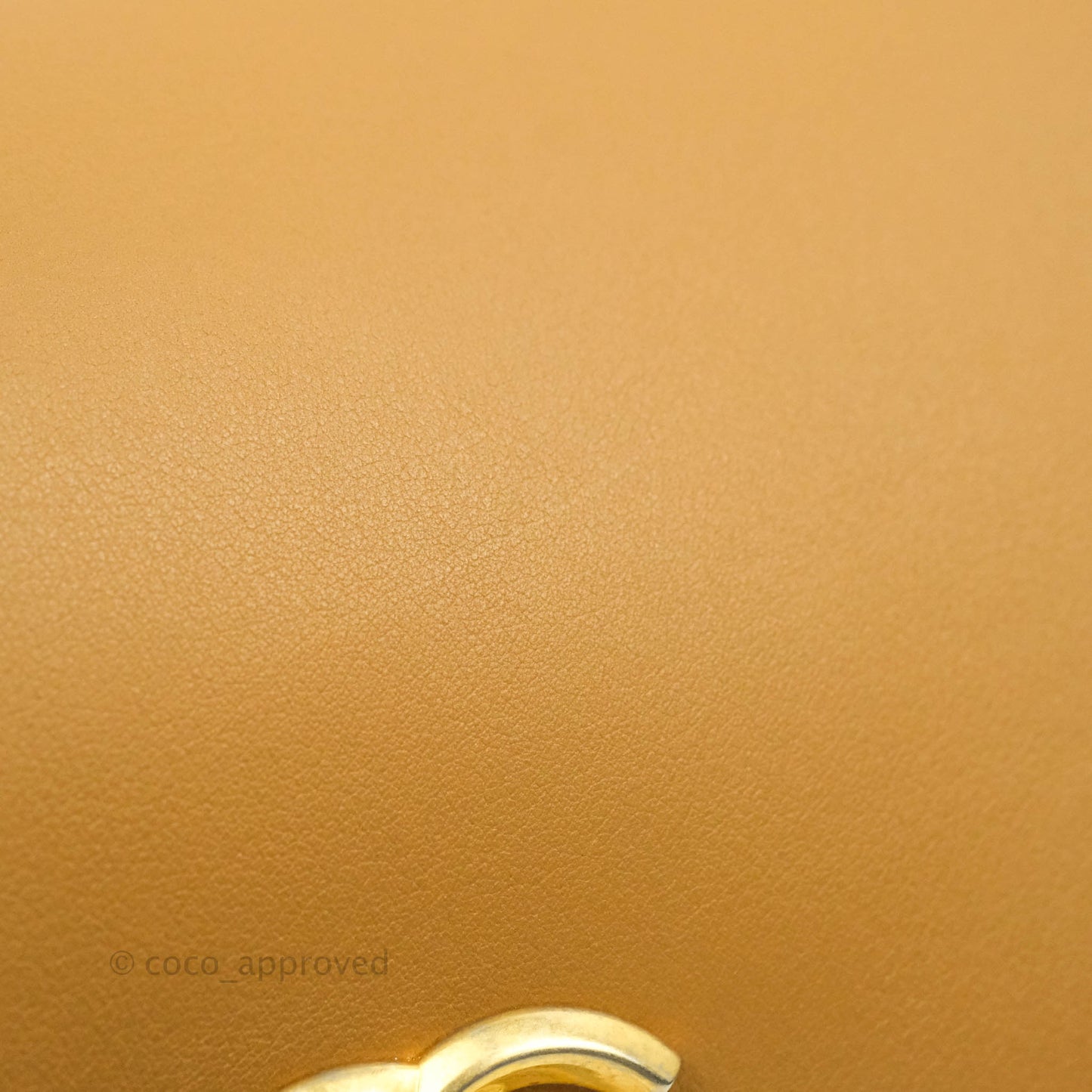 Chanel Quilted Flap With Coin Purse Caramel Calfskin Aged Gold Hardware 19K