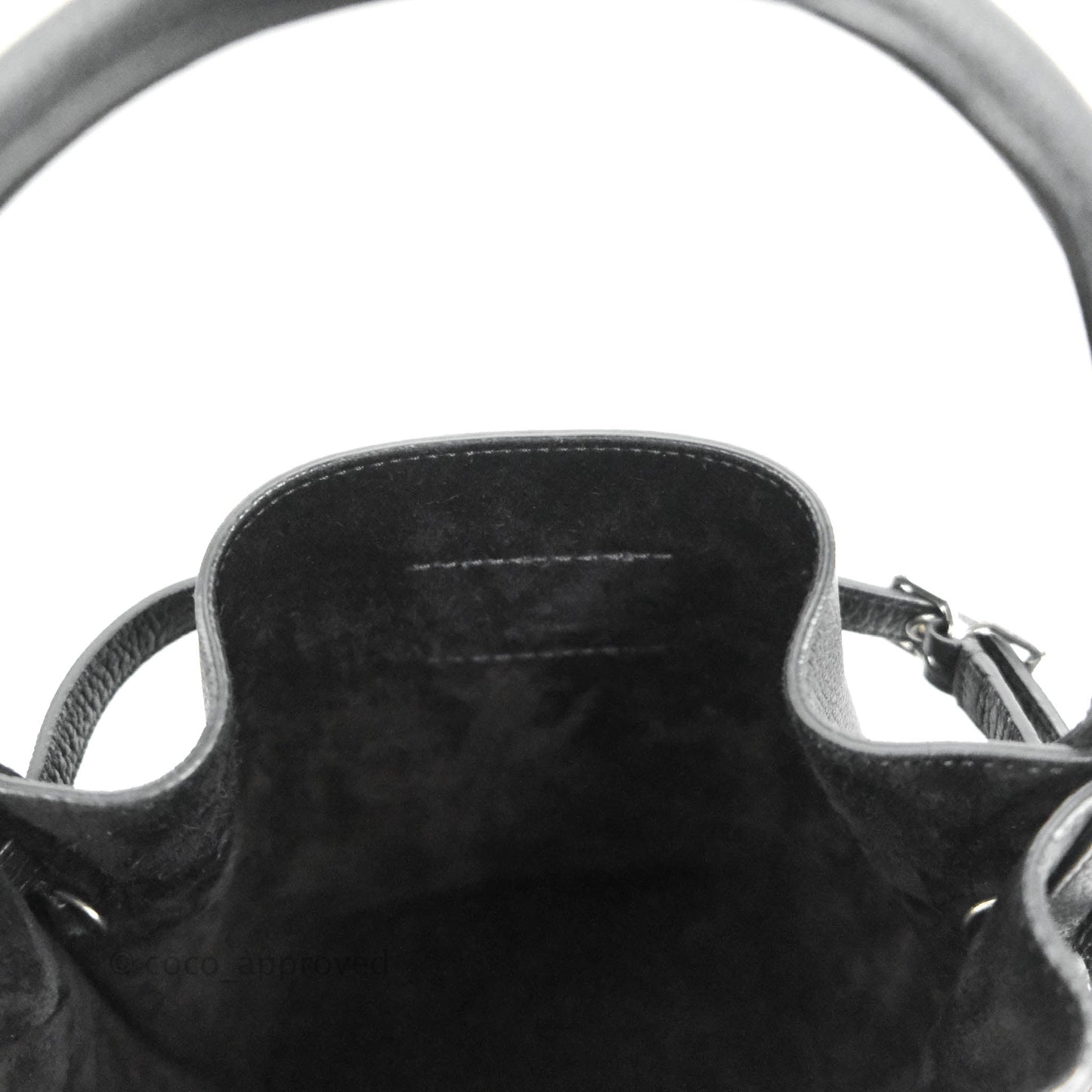 Celine Big Bag Nano Bucket Black Grained Calfskin