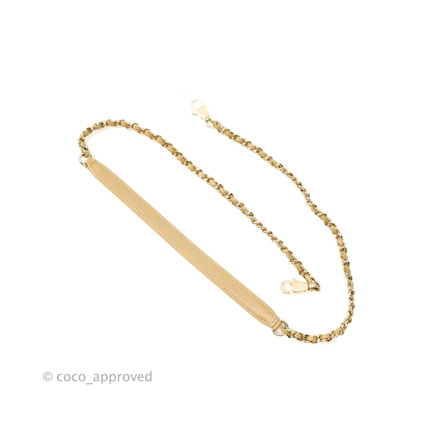 Chanel Mini (Small) Beige Coco Handle Quilted Caviar Gold Hardware Embossed Lizard Handle 21A