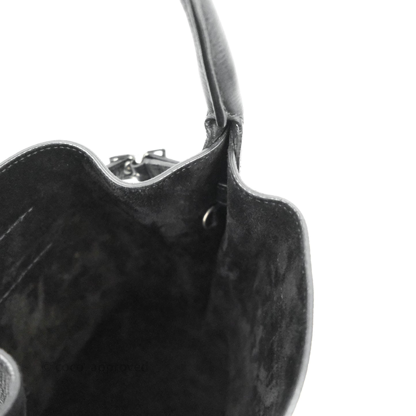 Celine Big Bag Nano Bucket Black Grained Calfskin