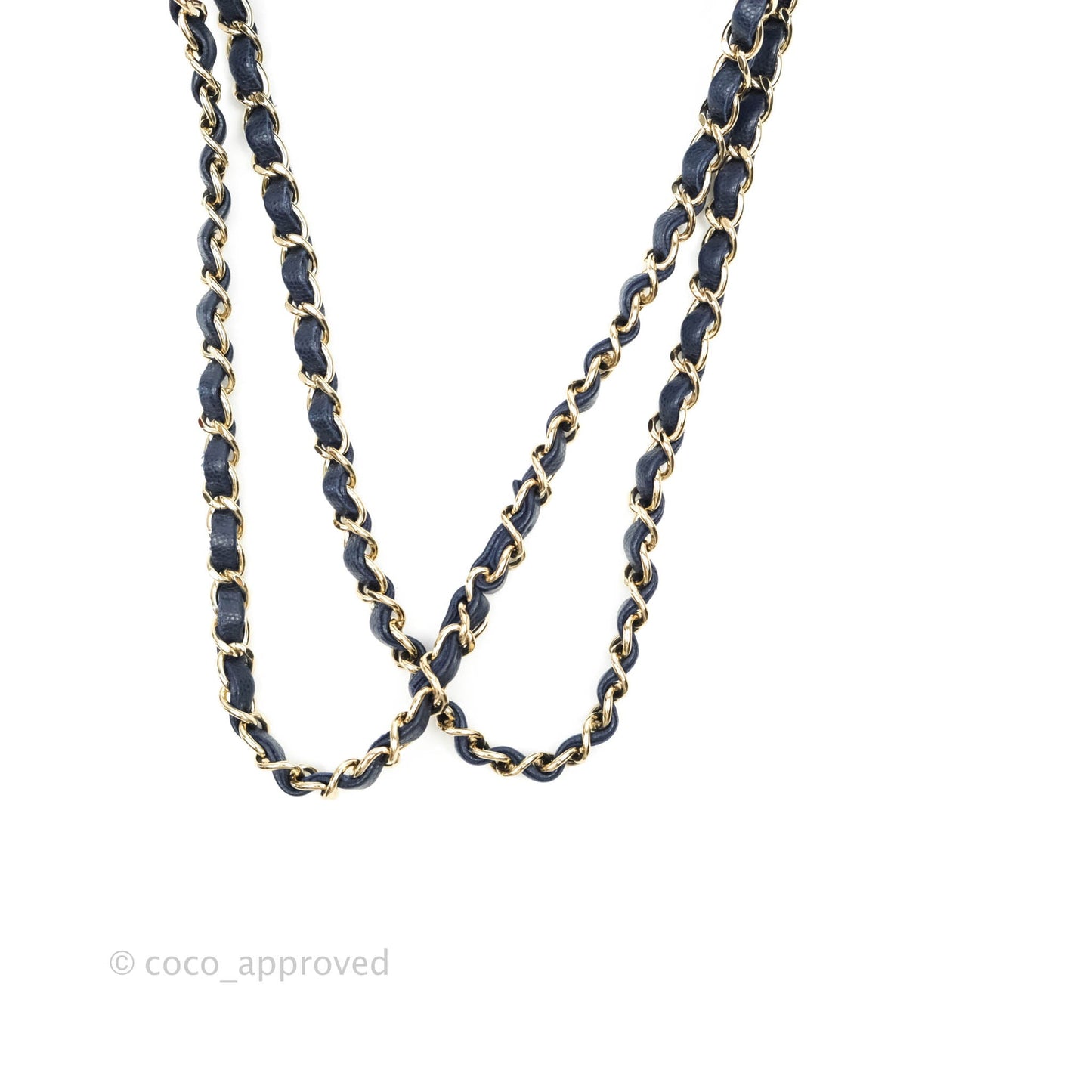 Chanel Classic Small S/M Flap Dark Blue Caviar Gold Hardware 21P