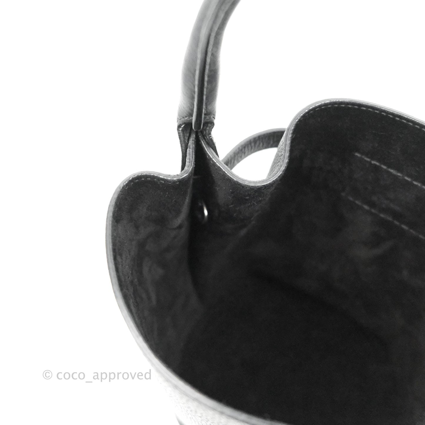 Celine Big Bag Nano Bucket Black Grained Calfskin