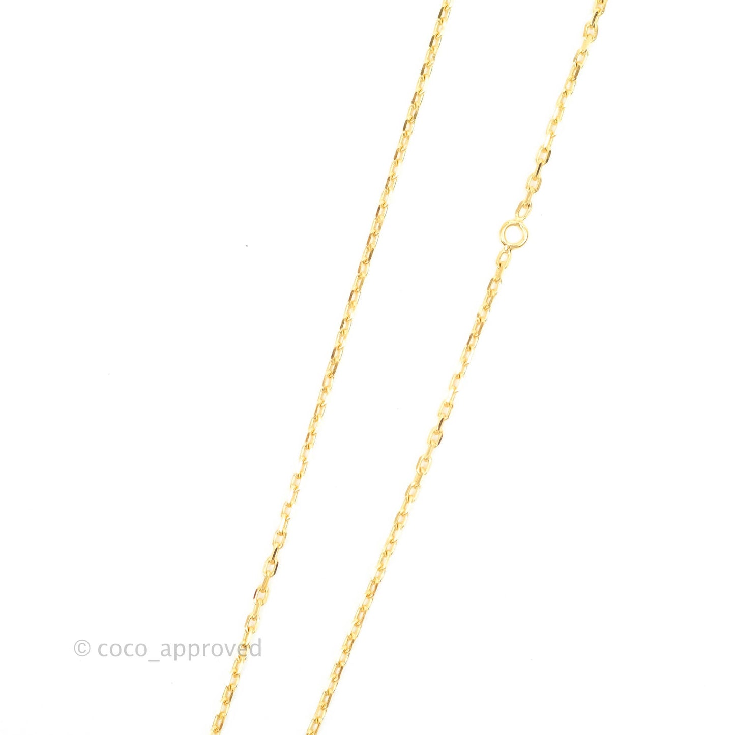 Hermès Small As De Coeur Pendant Red Swift Gold Hardware