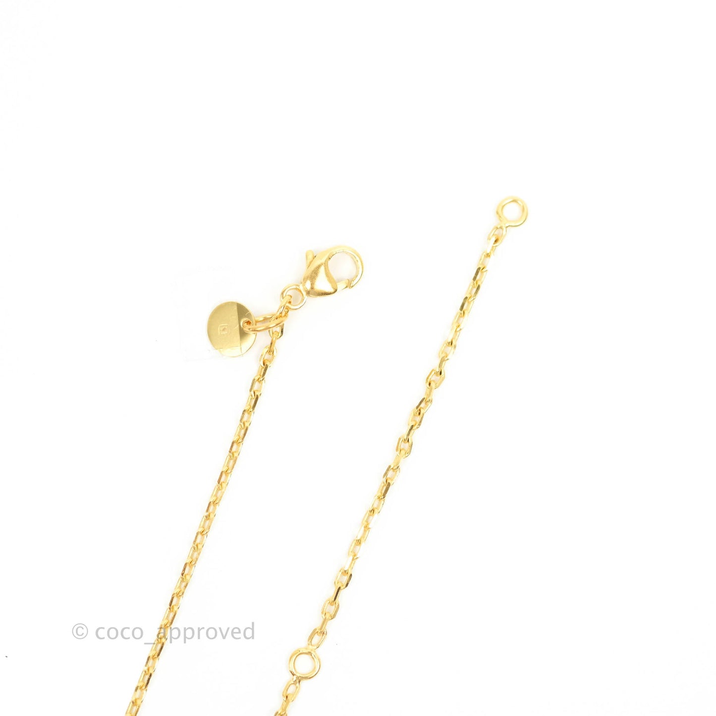 Hermès Small As De Coeur Pendant Red Swift Gold Hardware