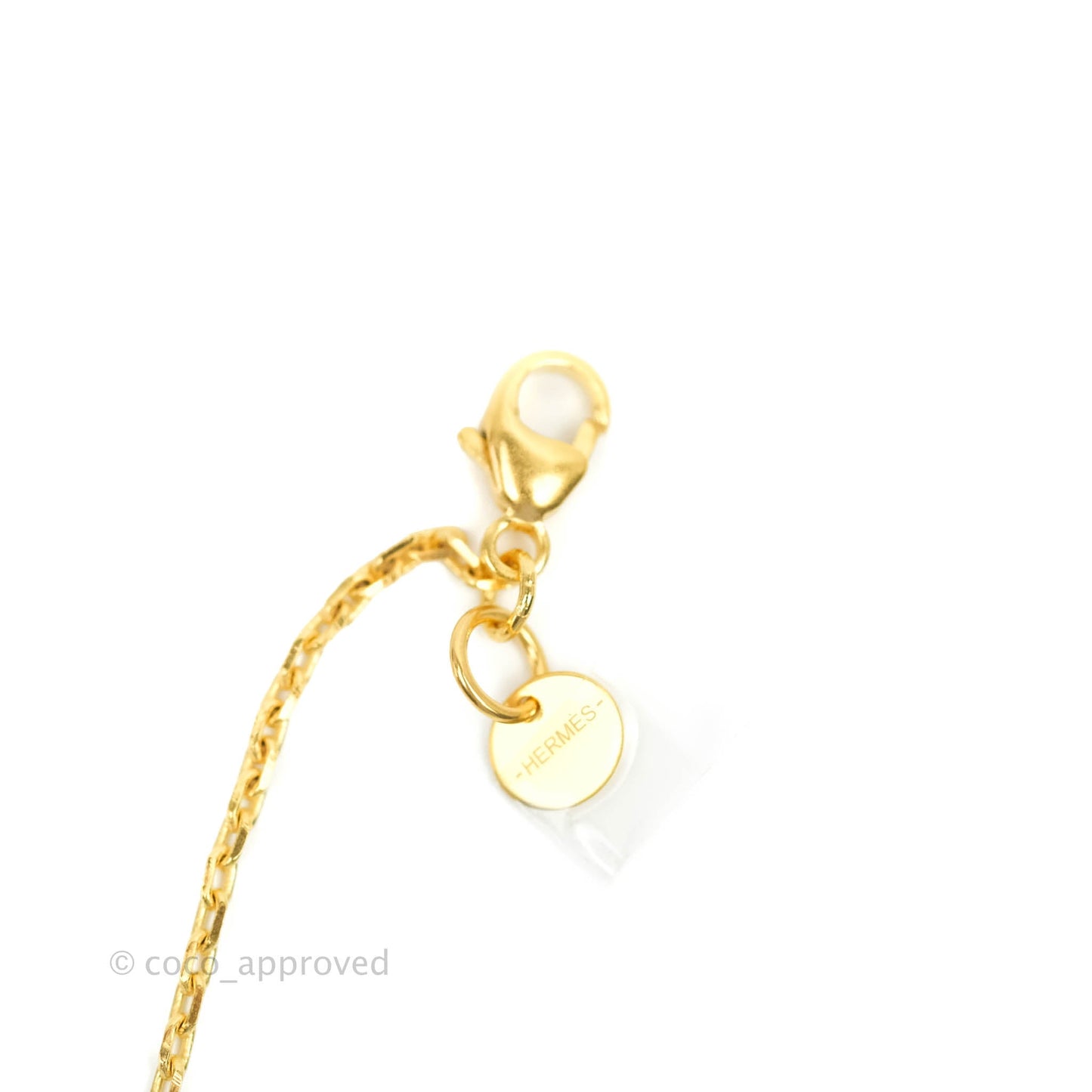 Hermès Small As De Coeur Pendant Red Swift Gold Hardware