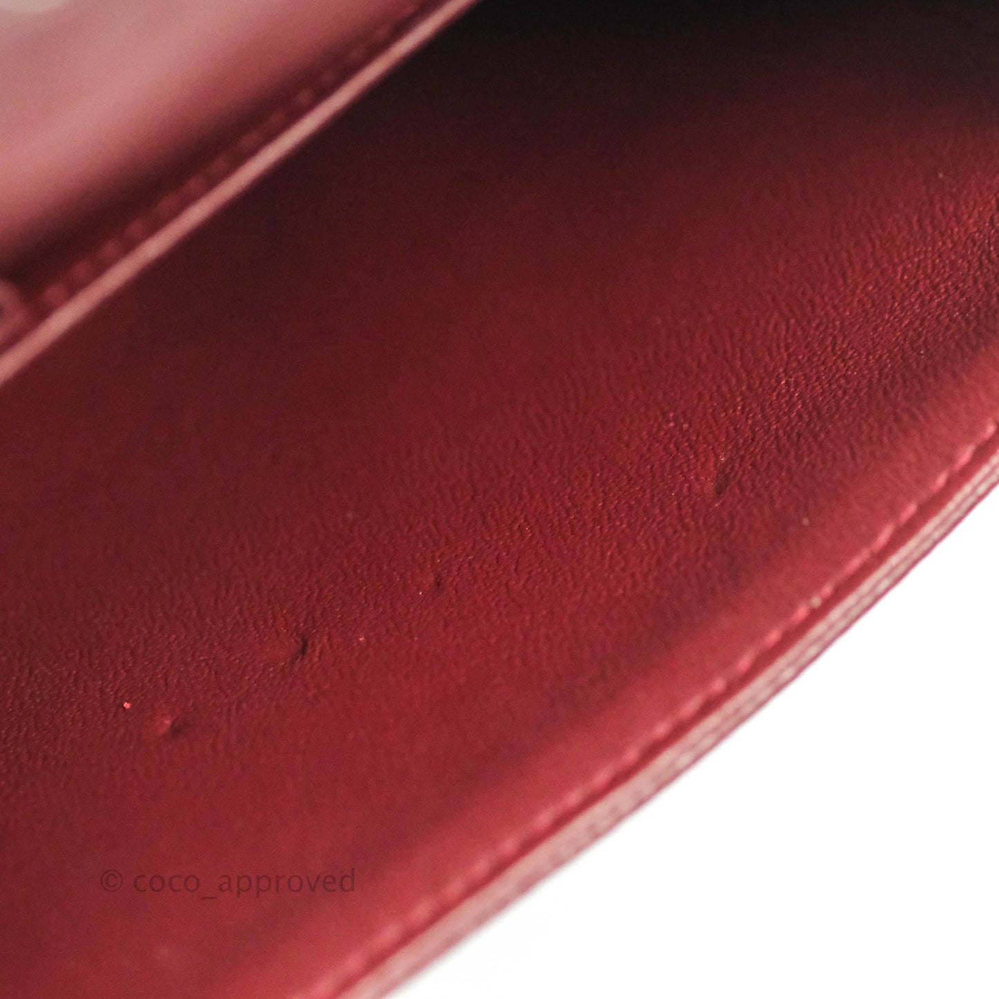 Chanel Classic M/L Medium Double Flap Red Caviar Silver Hardware