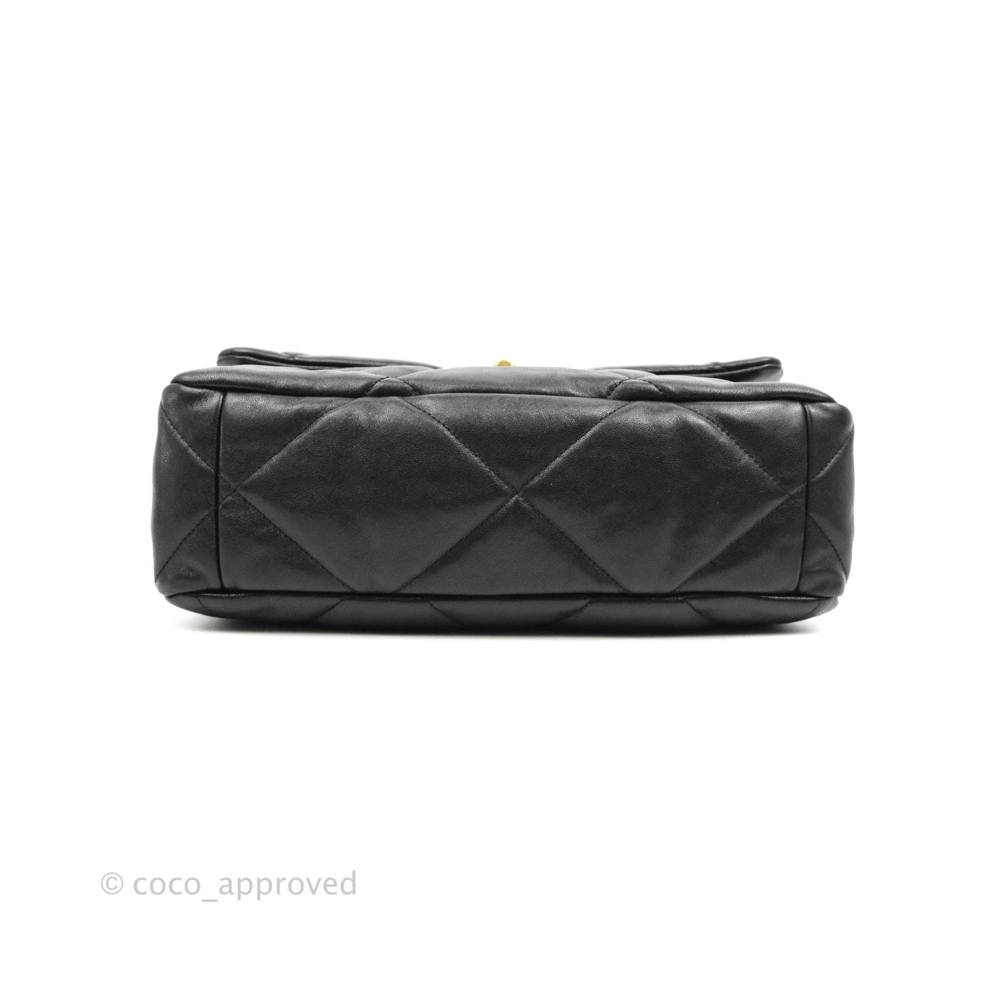 Chanel 19 Medium Black Goatskin Mixed Hardware