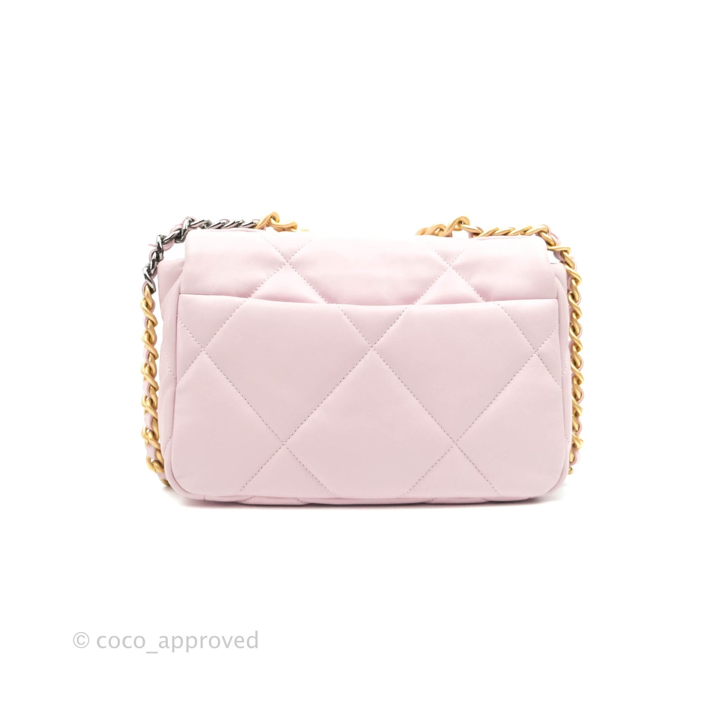 Chanel 19 Small Pink Lambskin Mixed Hardware